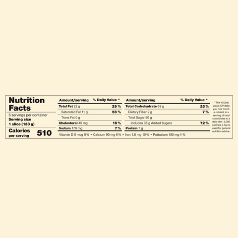 Apricot Honey Cake - Large